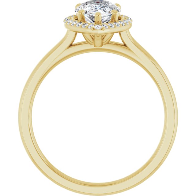 Halo-Style Engagement Ring