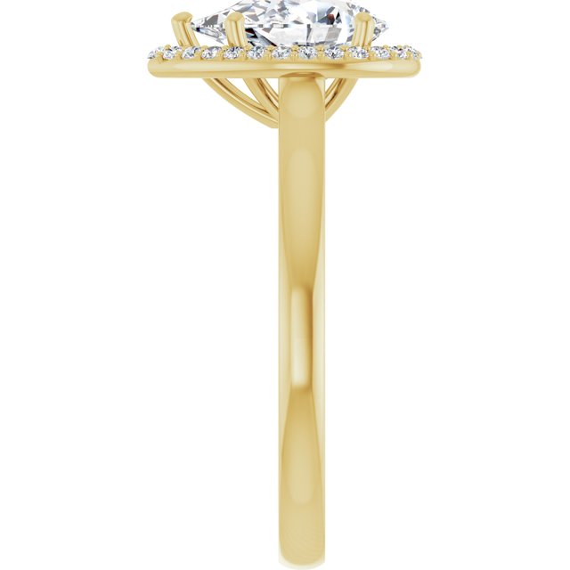 Halo-Style Engagement Ring