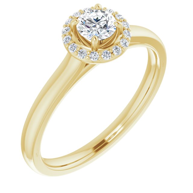Halo-Style Engagement Ring