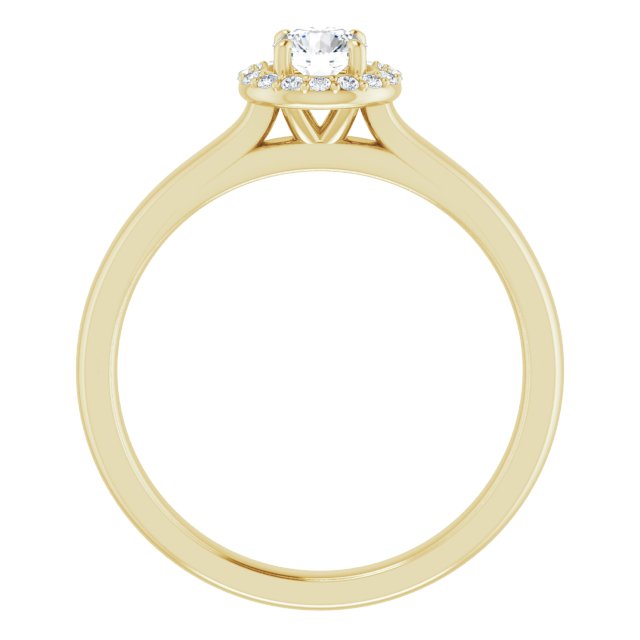Halo-Style Engagement Ring