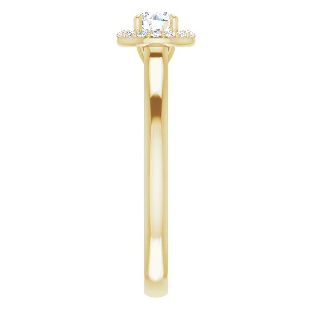 Halo-Style Engagement Ring