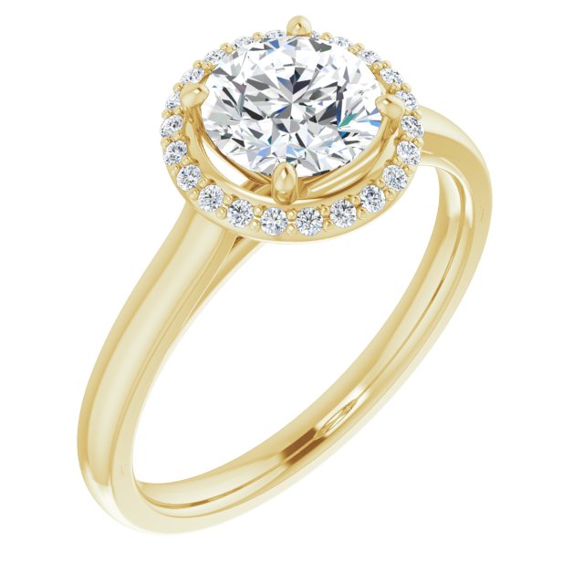 Halo-Style Engagement Ring