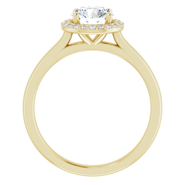 Halo-Style Engagement Ring