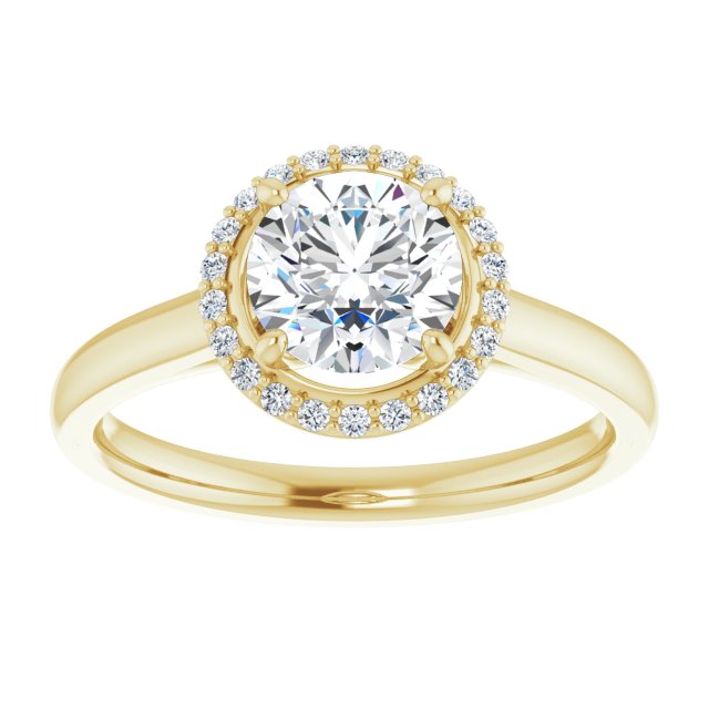 Halo-Style Engagement Ring