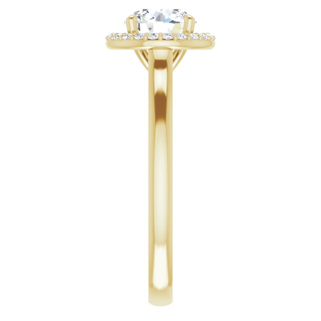 Halo-Style Engagement Ring