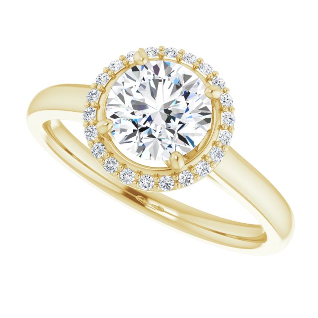 Halo-Style Engagement Ring