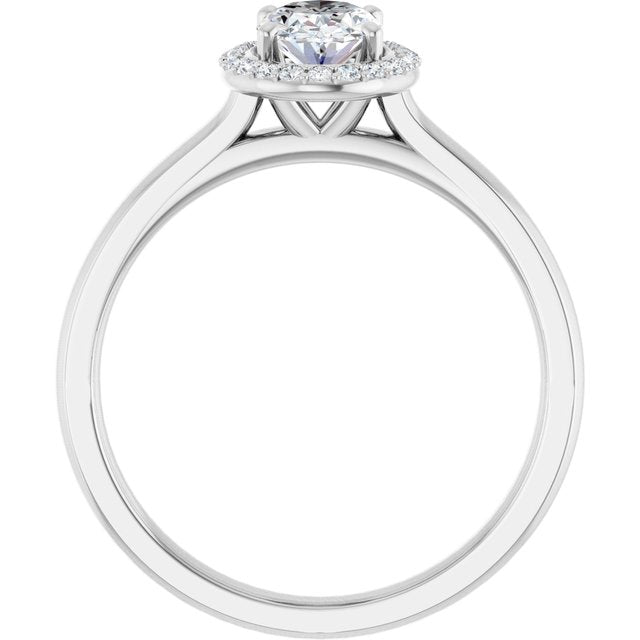 Halo-Style Engagement Ring