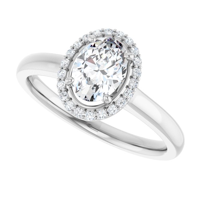 Halo-Style Engagement Ring