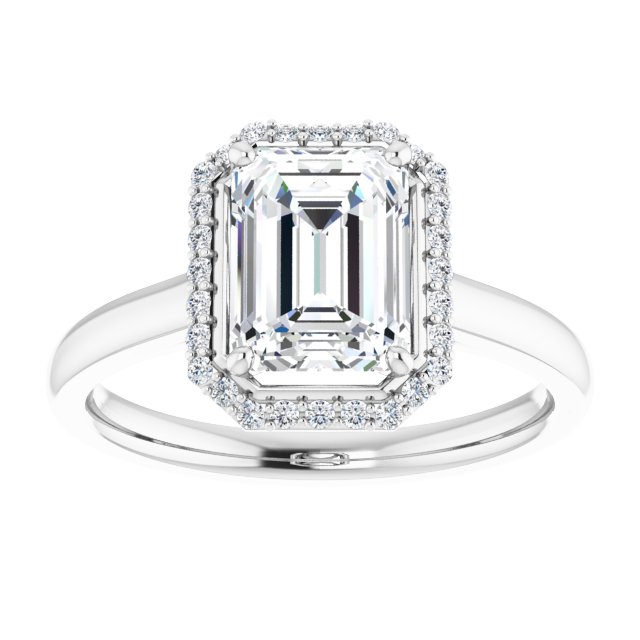 Halo-Style Engagement Ring