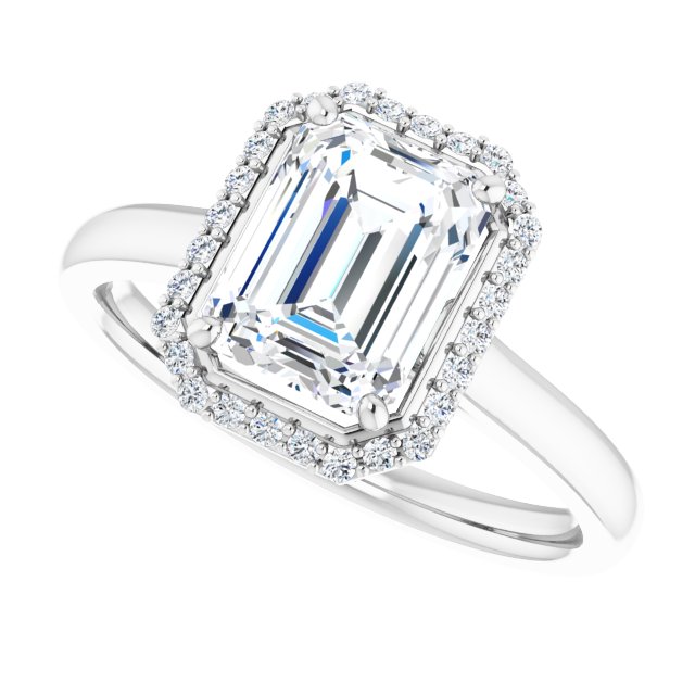 Halo-Style Engagement Ring
