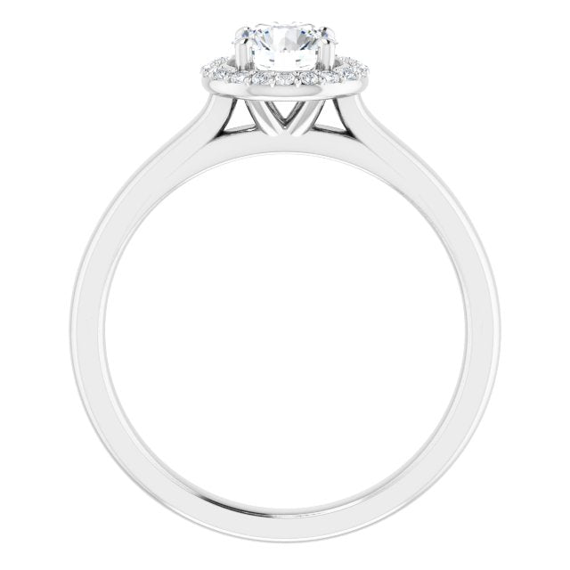 Halo-Style Engagement Ring