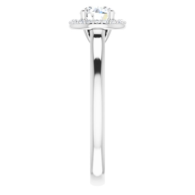 Halo-Style Engagement Ring