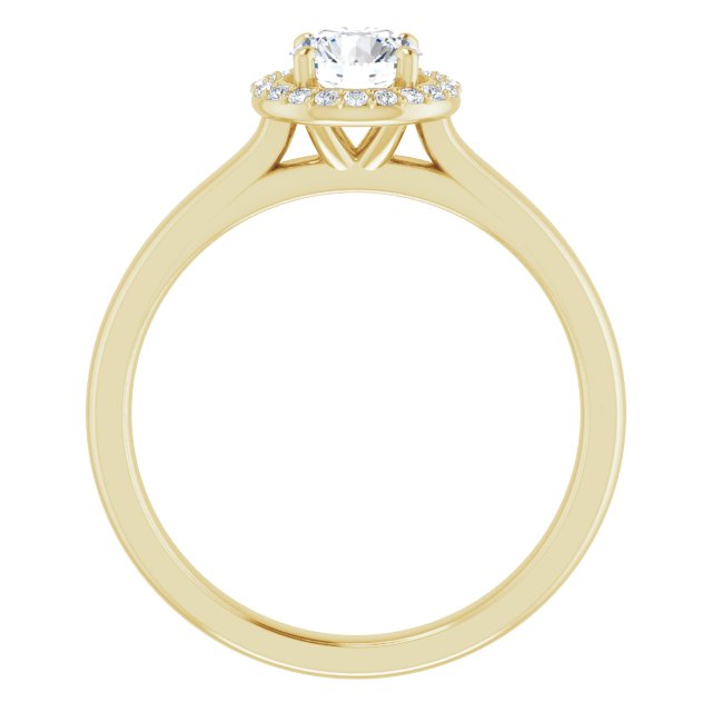 Halo-Style Engagement Ring