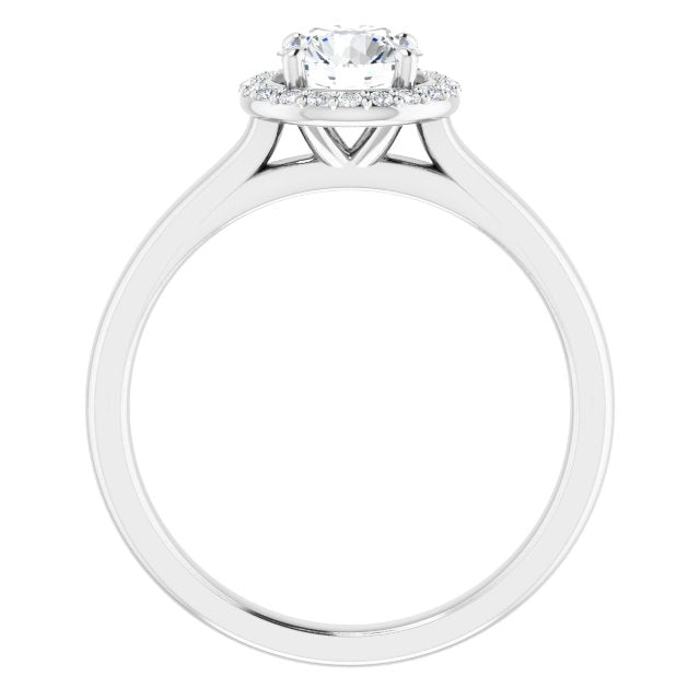 Halo-Style Engagement Ring