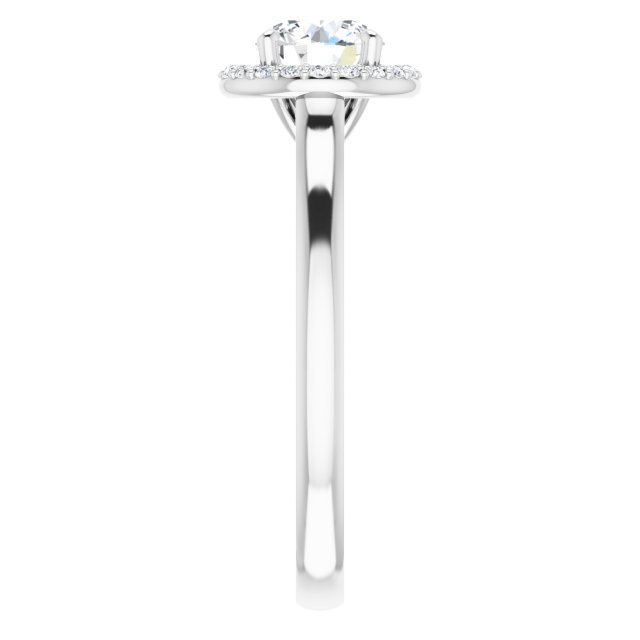 Halo-Style Engagement Ring