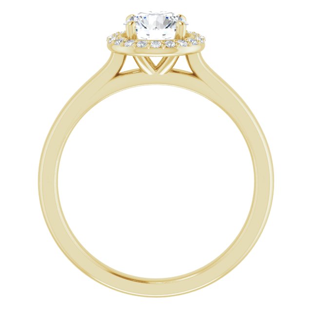 Halo-Style Engagement Ring