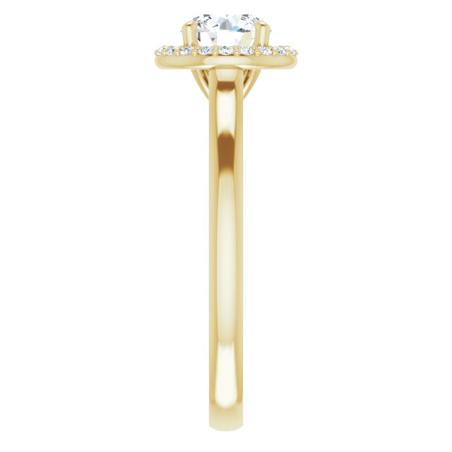 Halo-Style Engagement Ring
