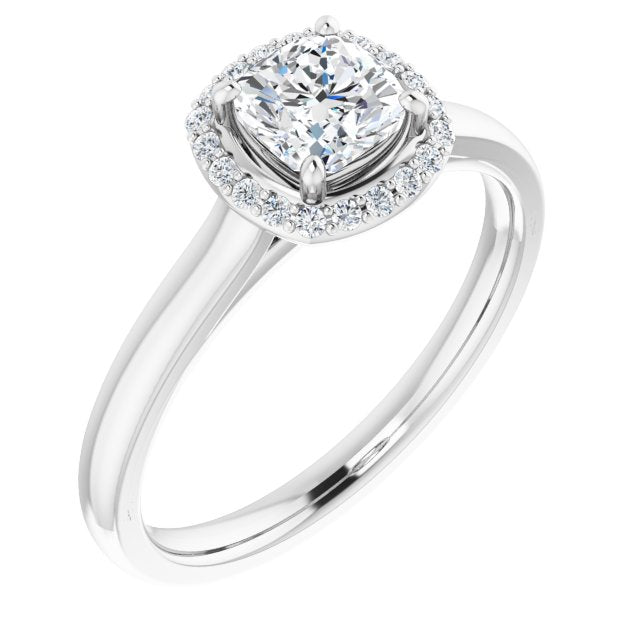 Halo-Style Engagement Ring