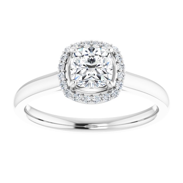 Halo-Style Engagement Ring