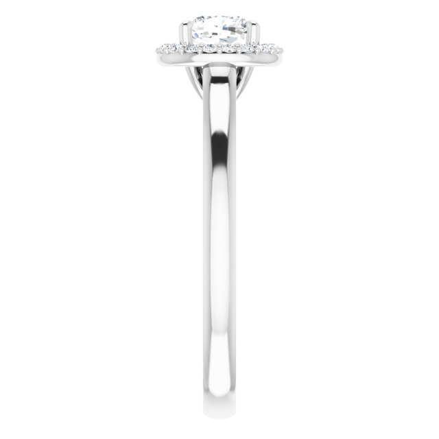 Halo-Style Engagement Ring