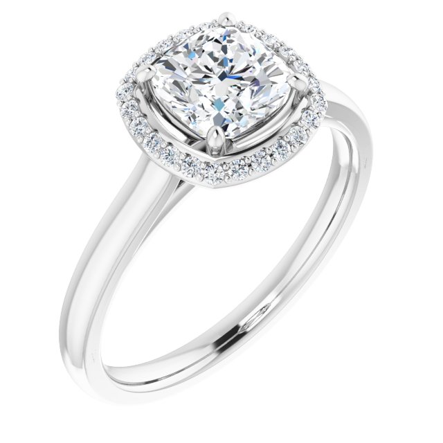 Halo-Style Engagement Ring
