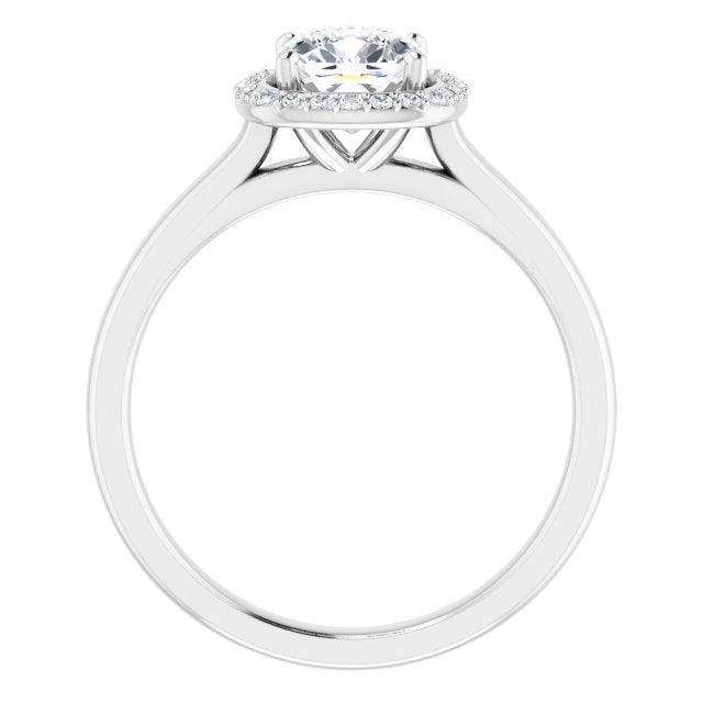 Halo-Style Engagement Ring