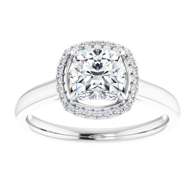 Halo-Style Engagement Ring