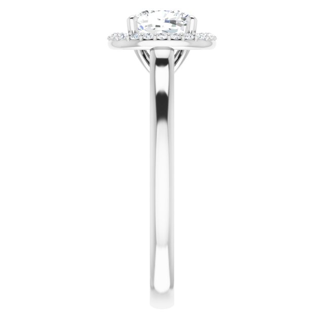 Halo-Style Engagement Ring