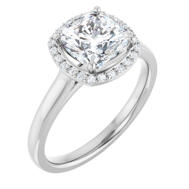 Halo-Style Engagement Ring