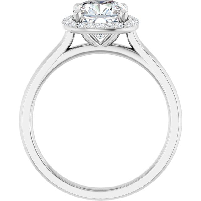 Halo-Style Engagement Ring
