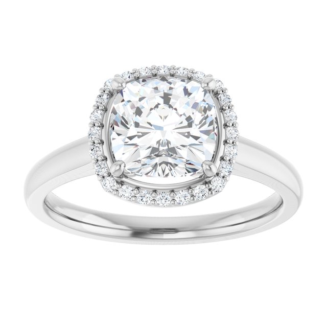Halo-Style Engagement Ring