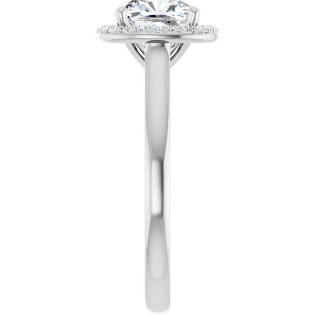 Halo-Style Engagement Ring