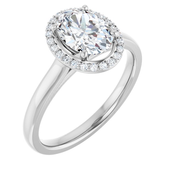 Halo-Style Engagement Ring