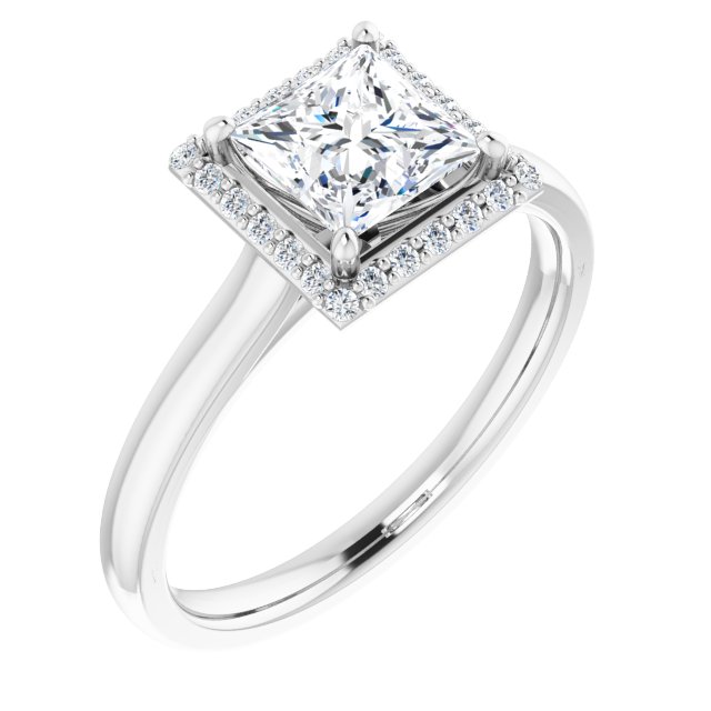 Halo-Style Engagement Ring