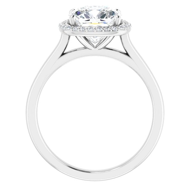 Halo-Style Engagement Ring