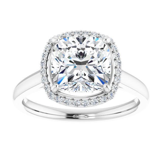 Halo-Style Engagement Ring