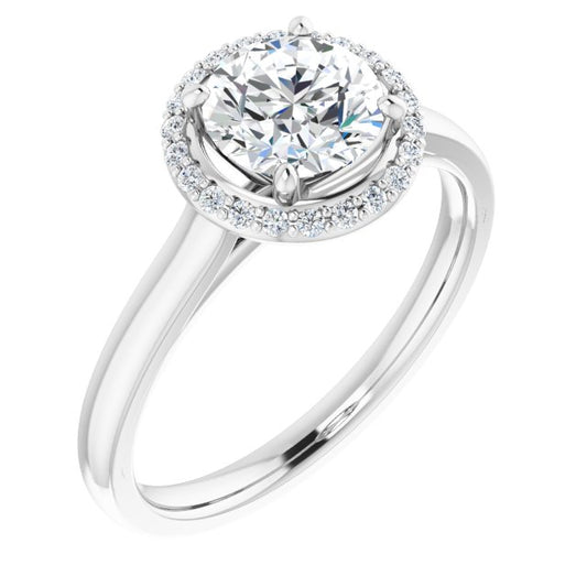Halo-Style Engagement Ring