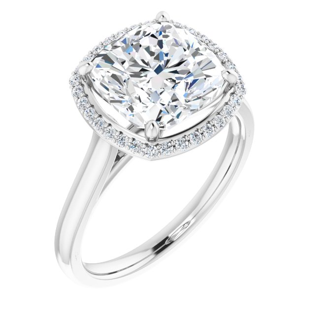 Halo-Style Engagement Ring