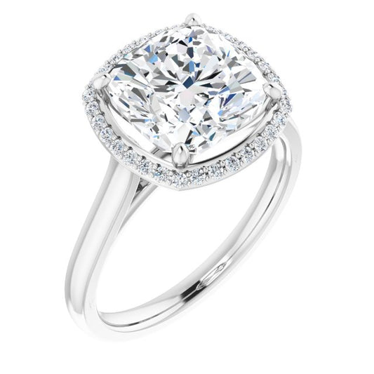 Halo-Style Engagement Ring