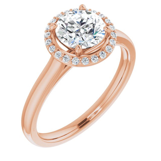 Halo-Style Engagement Ring