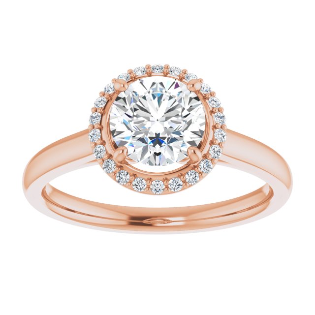 Halo-Style Engagement Ring