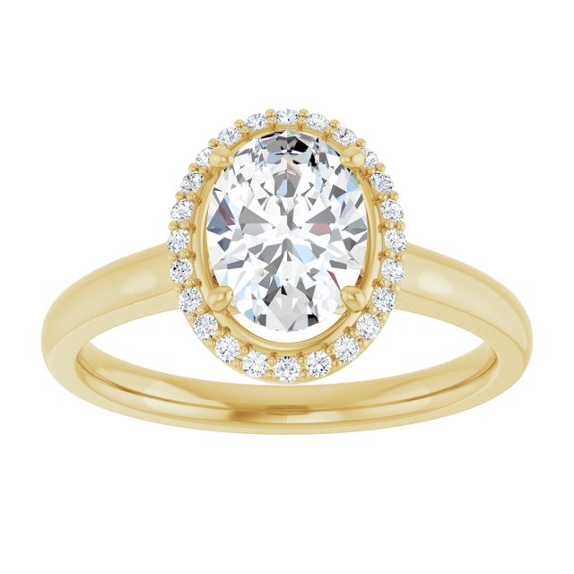 Halo-Style Engagement Ring