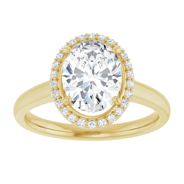 Halo-Style Engagement Ring