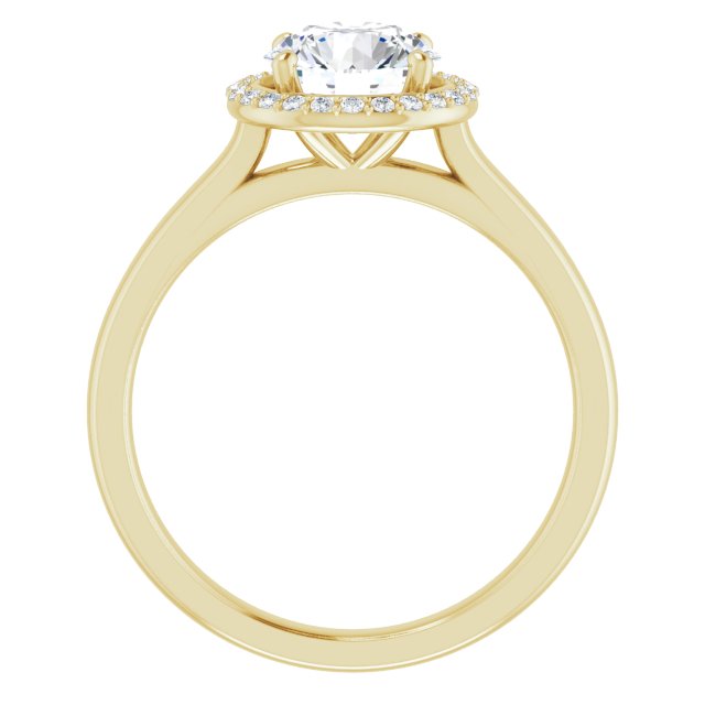 Halo-Style Engagement Ring