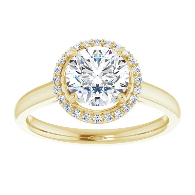 Halo-Style Engagement Ring