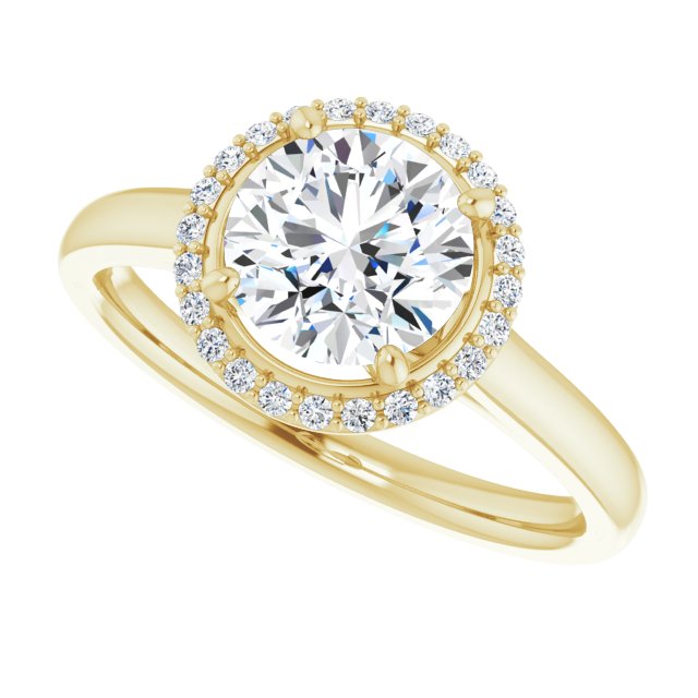 Halo-Style Engagement Ring