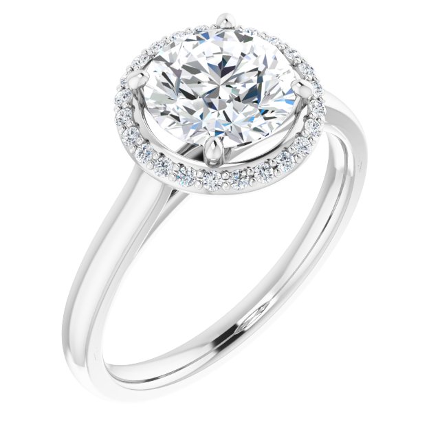 Halo-Style Engagement Ring