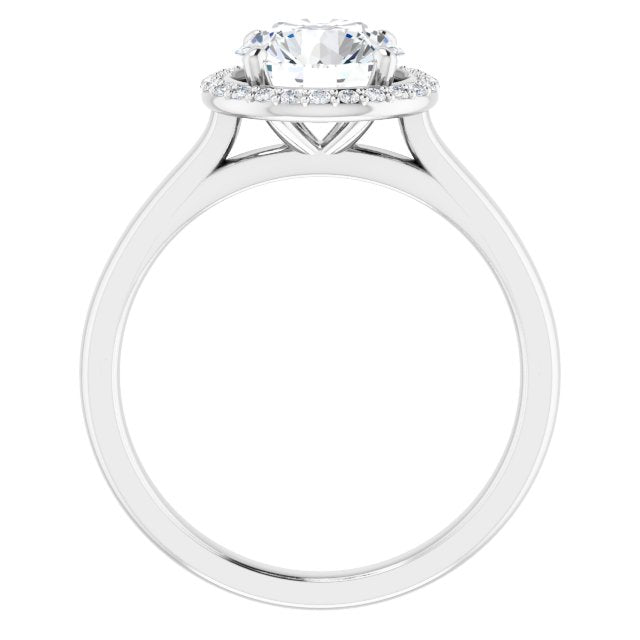Halo-Style Engagement Ring