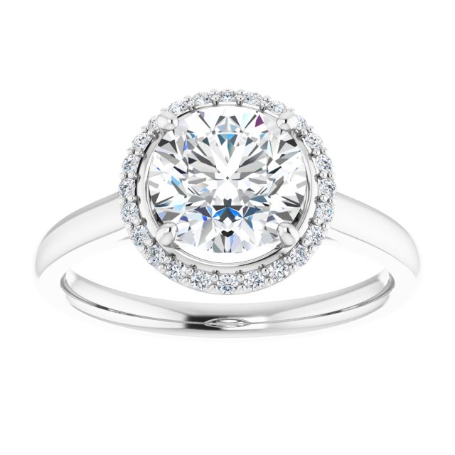 Halo-Style Engagement Ring