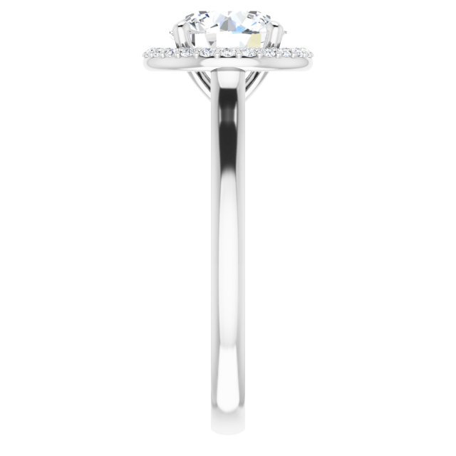 Halo-Style Engagement Ring